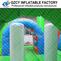 Castillo inflable de tamaño personalizado, fácil instalación, parque infantil hinchable y casa de rebote