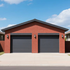 AORUISI Villa - Porte de garage électrique moderne en aluminium, pour usage extérieur et intérieur (hôtels), écologique, durable, facile à nettoyer, ignifuge - Product Image 2