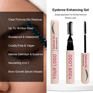 Gel per Sopracciglia a Marchio Privato di Alta Qualità, Design Gratuito, Lunga Durata, Impermeabile, Vegano, in Fibra, Trasparente - Product Image 3