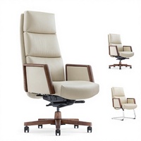 Fauteuil de bureau exécutif FURICCO Chine Foshan, style moderne, cuir italien, structure en aluminium, pivotant, garantie 3 ans, pour usage professionnel