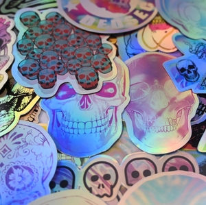 Holographic Small Water Proof Custom Die Cut Sticker - Product Image 1