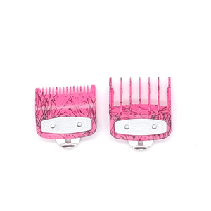 Herramientas de corte de peluquero, accesorio, cortadora de peluquería, Clip de acero inoxidable, peine guía de rosas manchadas - Product Image 3