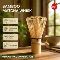Batidor de Matcha Tradicional Hecho a Mano con Bambú, Chasen Profesional para la Auténtica Ceremonia del Té Japonés, Herramientas Ecológicas de Alta Calidad