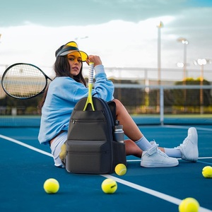 กระเป๋าเป้สะพายหลังเทนนิสสำหรับผู้หญิงปรับแต่งได้มีพื้นที่สำหรับแร็กเก็ตและรองเท้ากระเป๋าโพลีเอสเตอร์สำหรับผู้ชายและผู้หญิง - Product Image 6