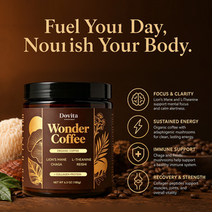 Café de Hongos Orgánicos Hecho en EE. UU. OEM, Polvo de Café Reishi Chaga Adaptógeno, Logotipo Personalizado, Marca Privada, Suplemento para la Salud con Certificación GMP - Product Image 3