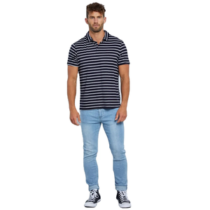 Camisa a rayas de manga corta para hombre, ligera, transpirable, respetuosa con el medio ambiente, personalizable, estampado de moda de Bangladesh - Product Image 5