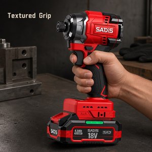 SADIS 18V MAX ATOMI Taladro Atornillador de Impacto Sin Escobillas de 1/4 pulg. y 3 Velocidades con Luz de Relleno, Resistente a Golpes, para Ingeniería y Mantenimiento - Product Image 3
