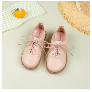 รองเท้าหนังเด็กนักเรียนขายส่งจากโรงงาน สำหรับเด็กชายและเด็กหญิง รองเท้าผูกเชือกสำหรับเด็กชาย อายุ 6 ถึง 10 ปี - Product Image 4