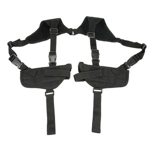 नया डिजाइन सार्वभौमिक नायलॉन डबल गन कंधे होल्स्टर और पाउच क्षैतिज सामरिक अर्म्पी धारक - Product Image 2