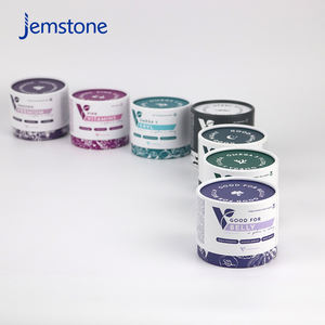 Custom Design Recyclable Food Grade Paper Tube Capsule Loose Tea Kraft Cardboard Protein Powder Paper Tube <b>Container</b> - Product Image 2