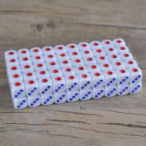 יצרן סיטונאי רונה מותאם אישית ייחודי לוגו קזינו שולחן בידור משחקים מתגלגל 6 צדדי קוביות סט dnd קוביות אקריליק - Product Image 3