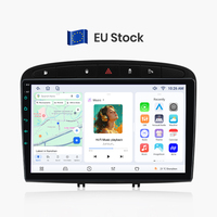 Radio Junsun con Carplay y Android Auto para Peugeot 308 308S 408 2012-2020, Reproductor de DVD para Auto, Radio Estéreo, Multimedia, GPS, Navegación