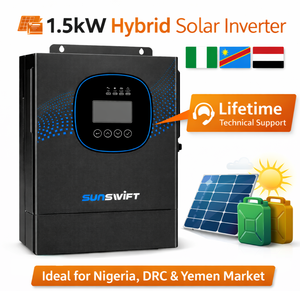 Hot Selling <strong>Top</strong> One Solar Inverter 1.5KW 12V Hybrid Solar Inverter for Nigeria DRC YEMEN Distributors - Product Image 1