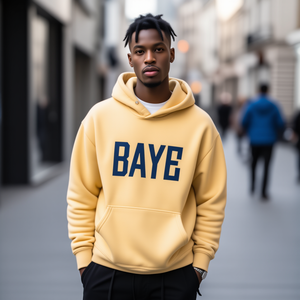 Sudadera con Capucha para Hombre, Nuevo Estilo, Ecológica, con Estampado Puff, Tejido Grueso, Impermeable, Diseño de Punto Suave Lavado, para Exteriores - Product Image 4