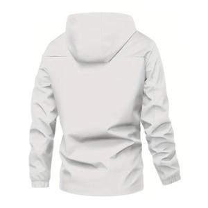 Chaqueta con Capucha <span class=keywords><strong>para</strong></span> <span class=keywords><strong>Hombre</strong></span>, Estilo Casual, <span class=keywords><strong>para</strong></span> Primavera y Otoño, Repelente al Agua, con Cierre de Cremallera - Product Image 3