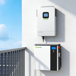 LFP51200-S&W 51.2V 228Ah 11.67kWh Sistema de Almacenamiento Solar de Pared Apilable con BMS Integrado RS485 CAN DELONGTOP LFP51200 51.2V Nominal - Product Image 2