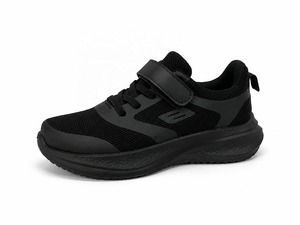 2026 Zapatillas Escolares Unisex Niños Personalizadas Flyknit Impresión Silicona Velcro Ancho Cordones Elásticos Suela PVC Antid - Product Image 4