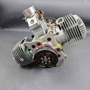 Motor de <span class=keywords><strong>Gasolina</strong></span> de 170cc, 2 Tiempos, 2 Cilindros, Inyección Electrónica de Combustible, Aleación de Aluminio, Compatible con Helicópteros <span class=keywords><strong>RC</strong></span> - Product Image 3