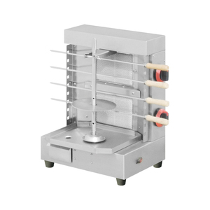 Machine verticale de Shawarma de gaz de Doner Kebab pour le gril d'équipement de service de restauration rapide avec le brûleur 4 - Product Image 5
