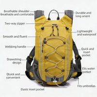 Sac à dos de cyclisme réfléchissant avec compartiment pour casque, idéal pour la randonnée et l'alpinisme