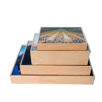 Puzzle en bois éducatif pour enfants, usine chinoise, personnalisé, OEM, Image de paysage, pièces