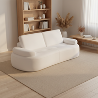 Precio de Fábrica Sofá Cama de 2 Plazas Comprimido al Vacío Rosa Sofá Cama de 3 Plazas de Tela de Terciopelo Comprimido