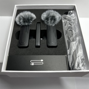 2023 nuevo sistema de filtro de micrófono Lavalier inalámbrico Dual con reducción de ruido <span class=keywords><strong>Micro</strong></span> lazo inalámbrico para teléfono Android Tiktok - Product Image 3