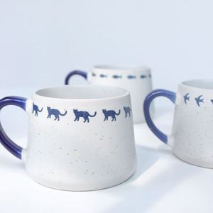 แก้วพอร์ซเลนรูปสัตว์แบบมินิมอลรุ่นใหม่ ของขวัญทางธุรกิจ ใช้ซ้ำได้ ปลอดภัยสำหรับอาหาร ใช้กับเครื่องล้างจานและไมโครเวฟได้ สำหรับกาแฟ - Product Image 6