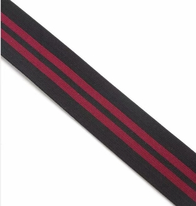 Sọc Nylon webbings 40mm 48mm ban nhạc đàn hồi băng thời trang mềm vành đai căng thẳng dệt vải cao su ban nhạc - Product Image 5