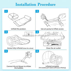 Ballons de fête pour enfants, maison amusante, ballons géants gonflables transparents, maison de ballons, dôme gonflable en cristal, tente à bulles transparente - Product Image 4