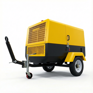 <span class=keywords><strong>Compresseur</strong></span> d'air à vis mobile diesel portable 185 CFM 375CFM 400CFM 600 CFM 1000 CFM avec préchauffage - Product Image 2