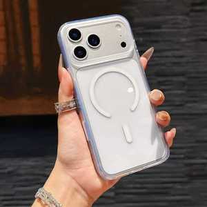 Étui de protection transparent magnétique en TPU antichoc avec charge sans fil et protection d'objectif pour iPhone 17 Pro Max/Pro/16/15 – Collection Nature - Product Image 3