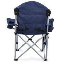 Chaise de camping pliable légère et rembourrée pour l'extérieur, idéale pour la pêche, la plage, le jardin, les pique-niques, les voyages, la randonnée et le camping
