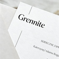 Carte de vœux minimaliste de luxe |   Texte et logo personnalisés imprimés en UV |   Papier texturé écologique avec enveloppe assortie