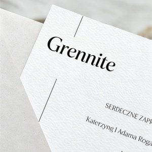 Biglietto d'Auguri Minimalista di Lusso |   Testo e logo personalizzati stampati con UV |   Carta Ecologica Texturizzata con Busta Abbinata - Product Image 2