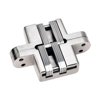 Heavy Duty Soss Cross Bisagra invisible oculta Bisagra de puerta oculta de 180 grados Bisagra de pivote de puerta resistente