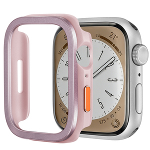 แฟชั่นหรูหราอลูมิเนียมอัลลอยด์สำหรับแอปเปิ้ลวอทช์อัลตร้า 3 ซีรีส์ 11/10/9/8/<span class=keywords><strong>7</strong></span>/SE 49 มม.46 มม.42 มม.45 มม.41 มม.ป้องกันกรณีกันชน - Product Image 1