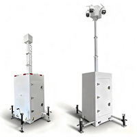 Torre de Vigilancia Modular de Despliegue Rápido, Solución de CCTV para Seguridad Temporal