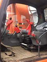 Excavatrice sur chenilles Doosan DX300LC d'occasion de haute qualité, 30 tonnes, pour travaux de construction lourds, moteur d'origine, forte capacité de charge