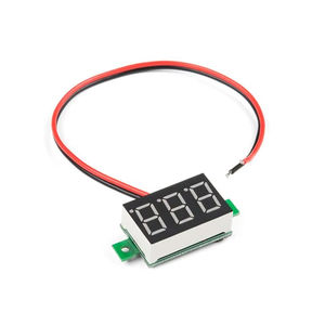 Maker fabs 0,36-Zoll-Mini-Digital-Voltmeter-Spannungsprüfgerät bietet eine Anzeige für seine drei 7-Segment-LEDs - Product Image 1