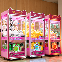 Machine à Griffes Distributrice de Jouets à Monnayeur en Gros, Machine à Poupées à Bille bon Marché avec Accepteur de Billets