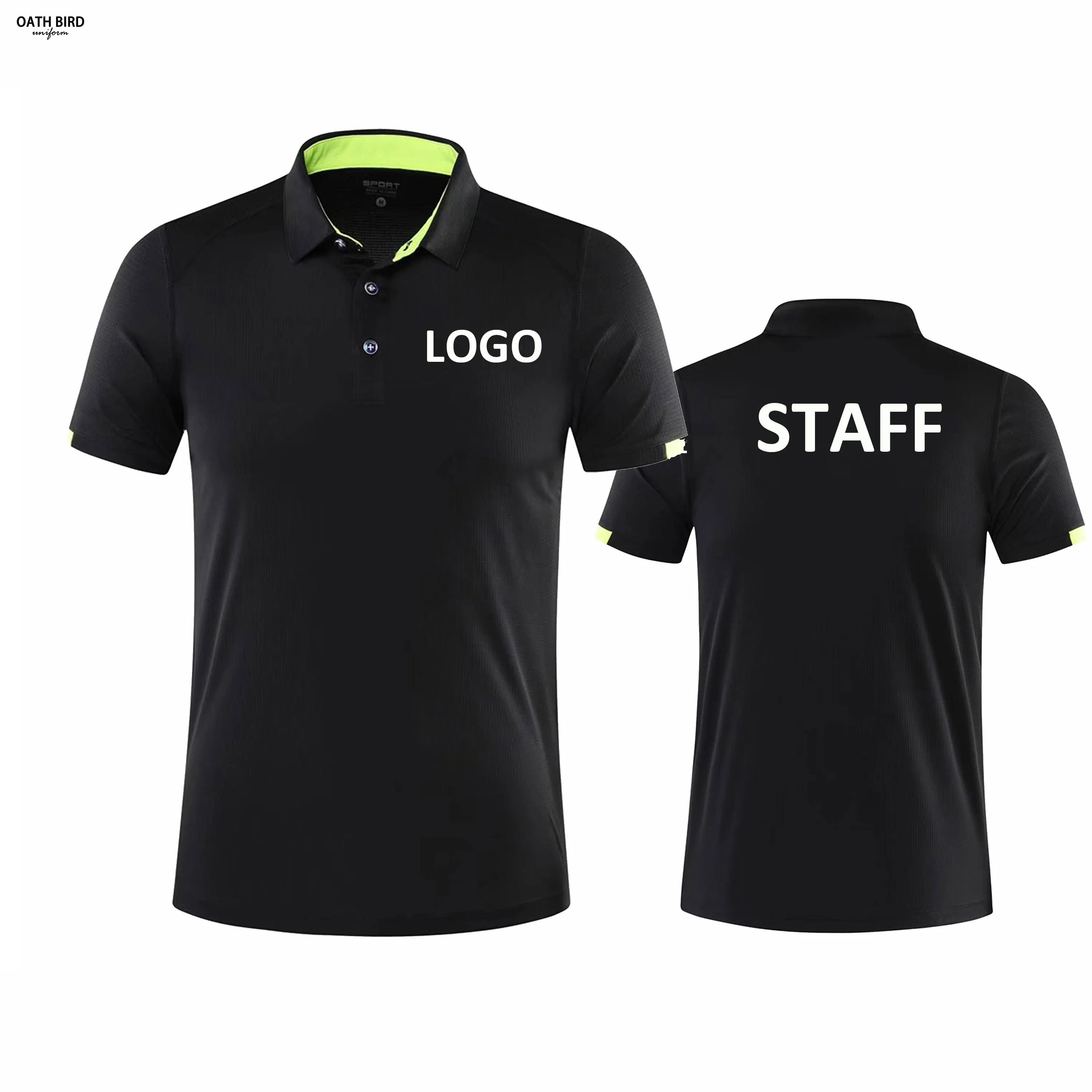 UK Plus Size Empresa Uniforme Polo Correndo Personalizado Logotipo Poliéster Golf Camisas Mens Dry-Fit Polo Camisas