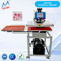Presse à chaud hydraulique automatique double station 40x60cm pour l'impression par transfert thermique sur T-shirts, vêtements et textiles