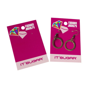 Beauty Product Custom logo Packaging Plastic Card Hanging Jewelry Set Earring Necklace Bracelet Display Paper Cards Hang Tags