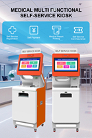Carte d'identité Passeport licence A4 document numérisation impression Kiosque NFC carte bancaire accepteur d'argent en libre service paiement kiosque machine