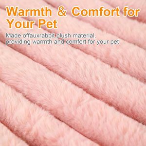 Coussin rond pour animaux de compagnie, en peluche douce et luxueuse, pour chat et chien, mobilier pour animaux de compagnie, vente en gros - Product Image 3