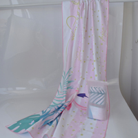 Wholesale Customizable Anti-sand Microfiber Beach Towels with logo Printing