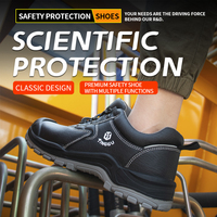 Nouvelles Chaussures de Sécurité pour Hommes de l'Usine : Embout en Acier, Antistatiques, Résistantes aux Chocs, Anti-Perforation, Anti-Éclaboussures, Hiver/Été