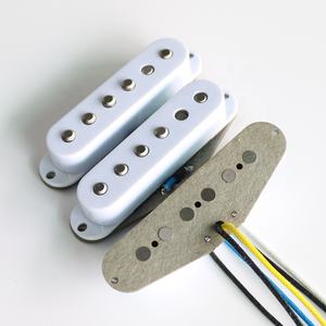 Micros de guitare Donlis DS23 Custom Vintage Grey Flatwork Alnico Single Coil <span class=keywords><strong>Strat</strong></span> pour guitares électriques SSS - Product Image 5