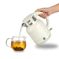 Bouilloire Électrique Rétro 2L, Design Vintage, Acier Inoxydable Double Paroi Anti-Brûlure, Ébullition Rapide, Qualité Alimentaire, Sans Soudure, Vente en Gros